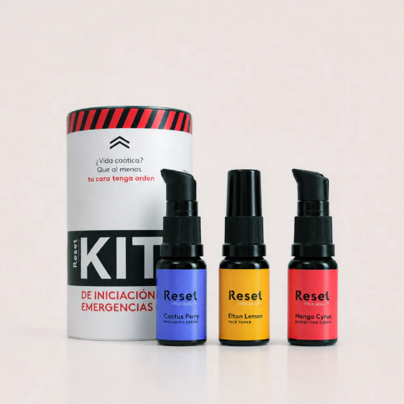 Kit Facial de Iniciación y Emergencia de Reset Free Beauty