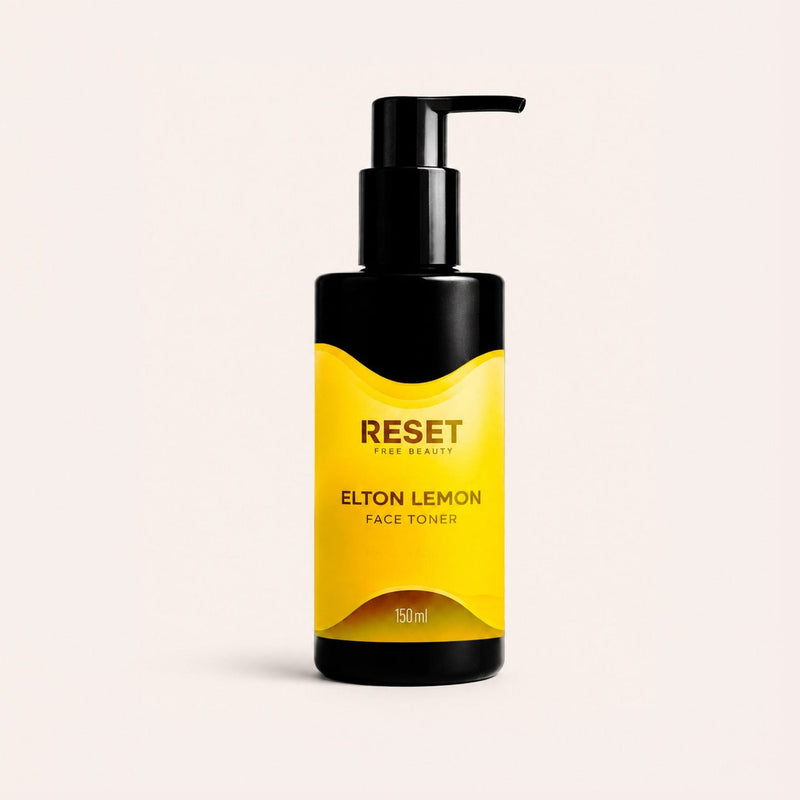 Elton Lemon tónico facial exfoliante con AHA y niacinamida de Reset Free Beauty
